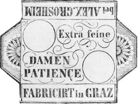 Damen-Patience Umschlag