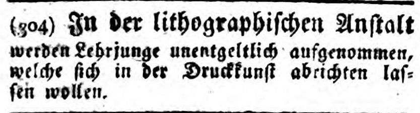 Gr�ndung lith. Anstalt