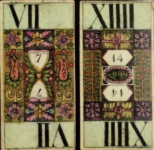 Tarock mit Ornamenten